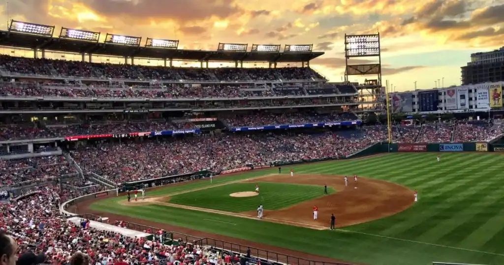 Major league baseball stadium